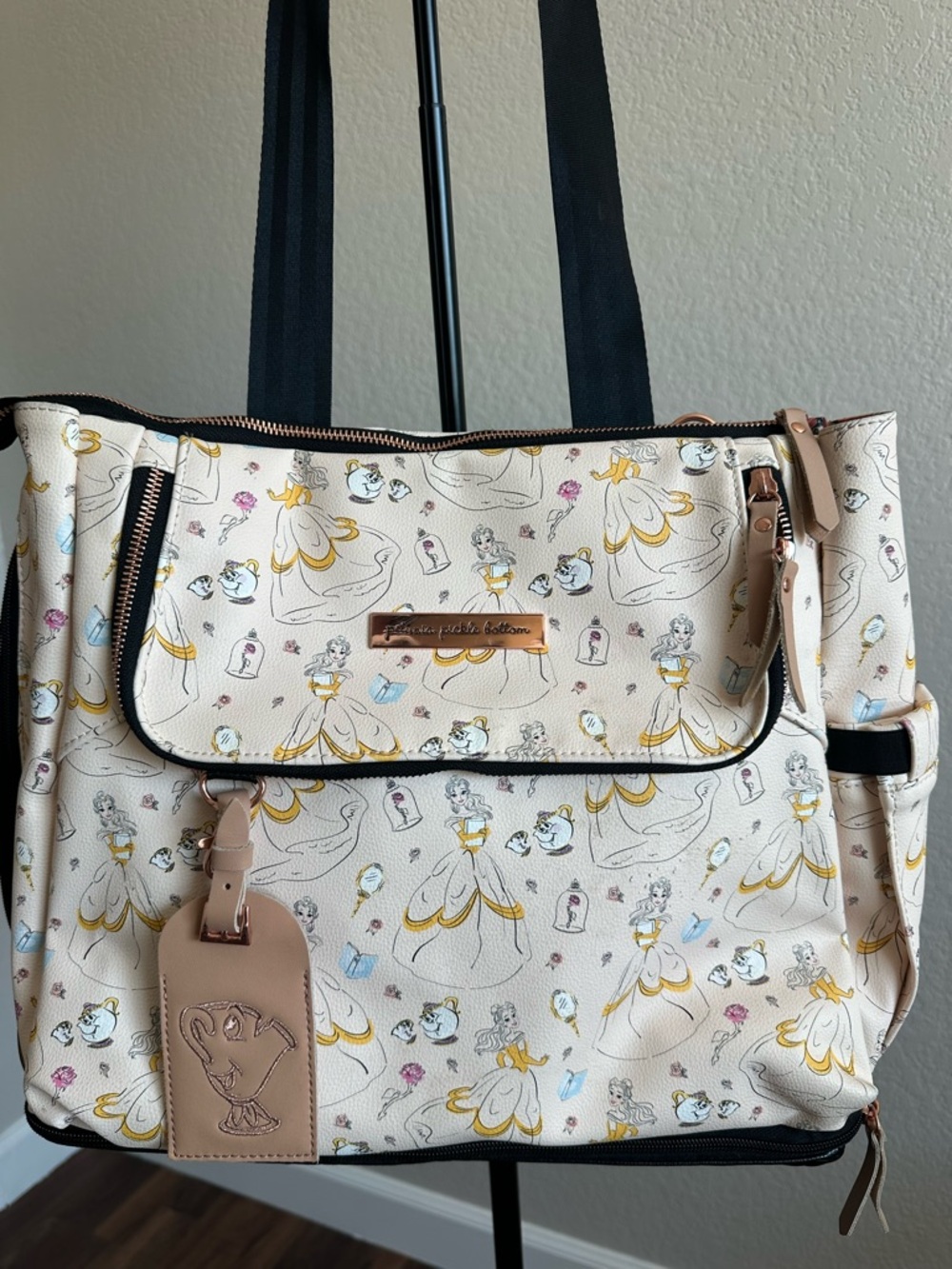 ✨Petunia Pickle Bottom Disney Princess Belle Diaper Bag ✨
